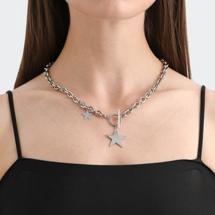 Star Pendant Chain Necklace