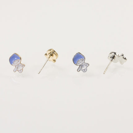 Prince Love Princess Stud Earrings Set