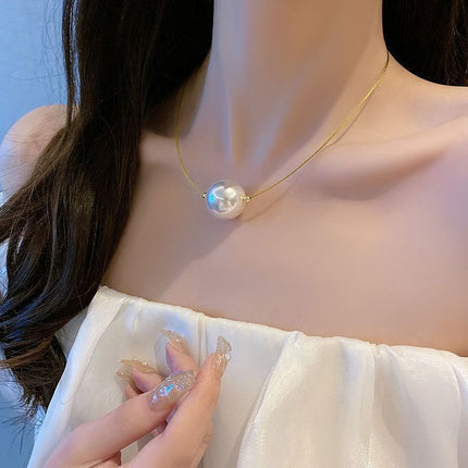 Double Layer Pearl Necklace