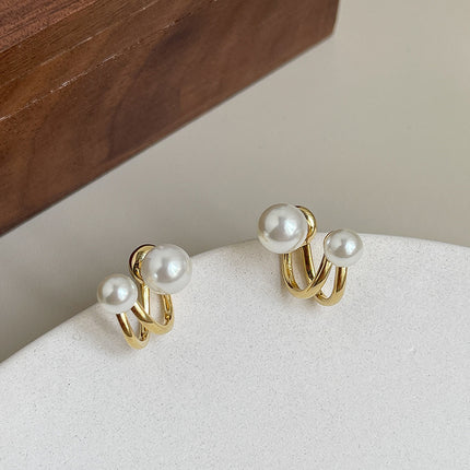 Irregular Pearls Post Earring - FASHION SHEGOODS LLC