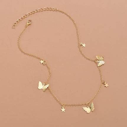 Butterfly Pendant Necklace for Women