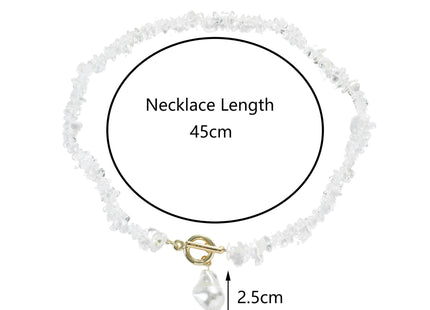 Natural Stone Bead Necklace