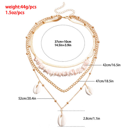 Handmade Pearl Choker Necklace Irregular Pearl Multy Layered - FASHION SHEGOODS LLC