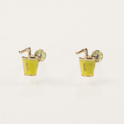 Cocktail glasses Stud Earrings