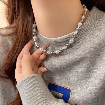 Pearl Beads Fashion Vintage Style Necklace - FASHION SHEGOODS LLC