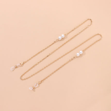 Pearl Eyeglass Chain Beaded Sunglasses Neck Holder