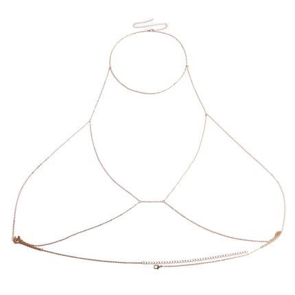 Body Chain Custom Bikini Chest Cross Body Necklace