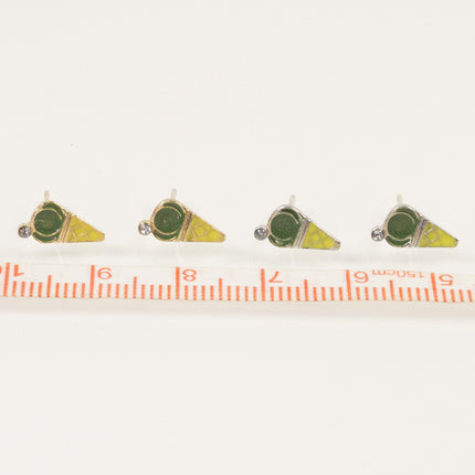 Enamel Ice Cream Earrings