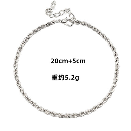 Rope Chain Anklet Women Beach Jewelry