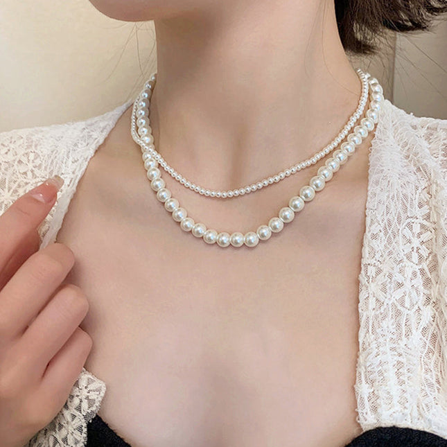 Imitation Pearl Necklace Wedding Pearl Necklace for Women