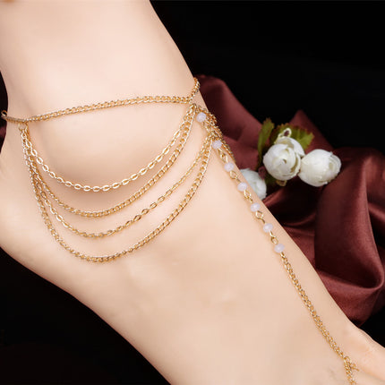 Boho Layered Anklet Sexy Ankle Bracelet