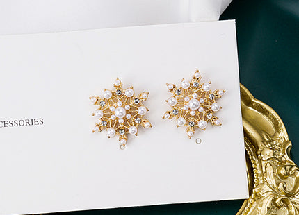 Snowflake Christmas Earrings Women