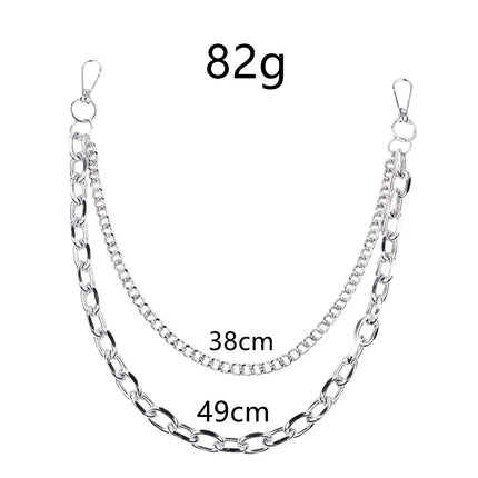 Multilayer Punk Metal Pants Waist Chain