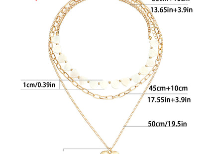 Baroque Style Imitation Pearl Peach Heart Necklace