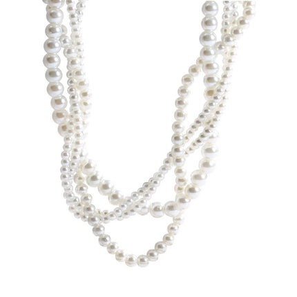 Twining Pearl Choker Necklaces for Women