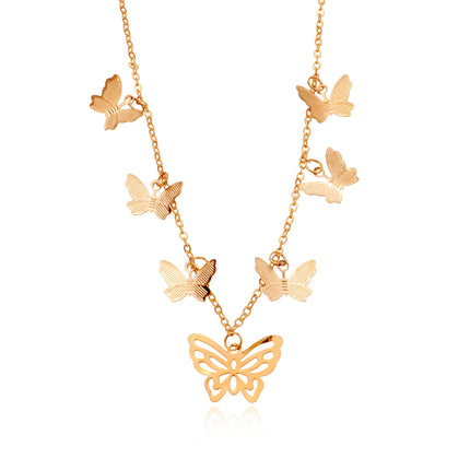 butterfly Pendant Necklace for Women