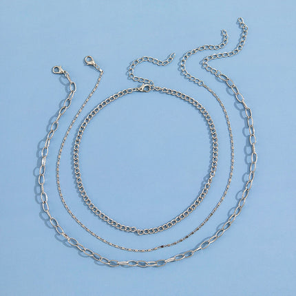 Hip Hop Jewelry Layer Chain Necklace - FASHION SHEGOODS LLC