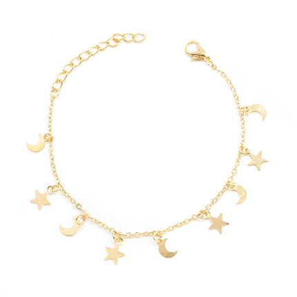 Moon Star Charms Bracelet