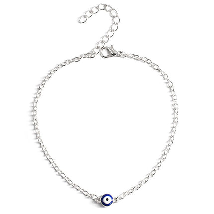 Evil Blue Eye Chain Bracelet