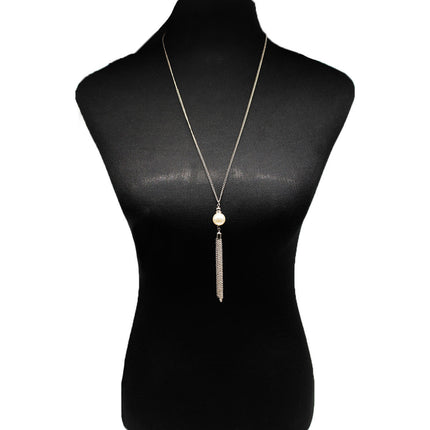 Long Tassel Pendant Necklaces for Women