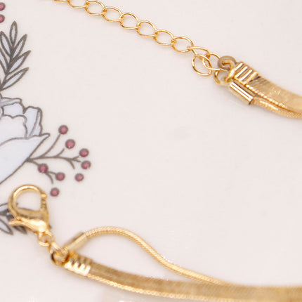 Double Layer Snake Chain Necklace - FASHION SHEGOODS LLC