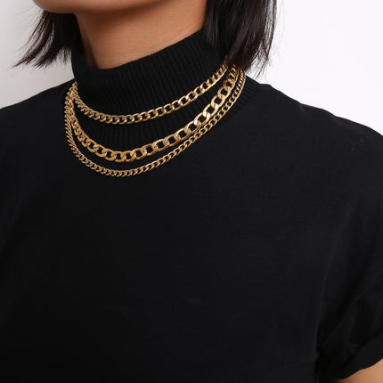Cuban Chain Vintage Punk Necklace