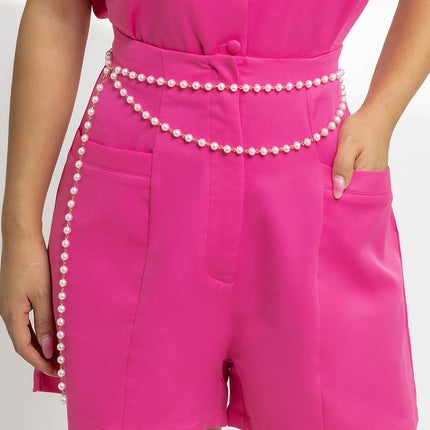 Imitation Pearl Waist Chain