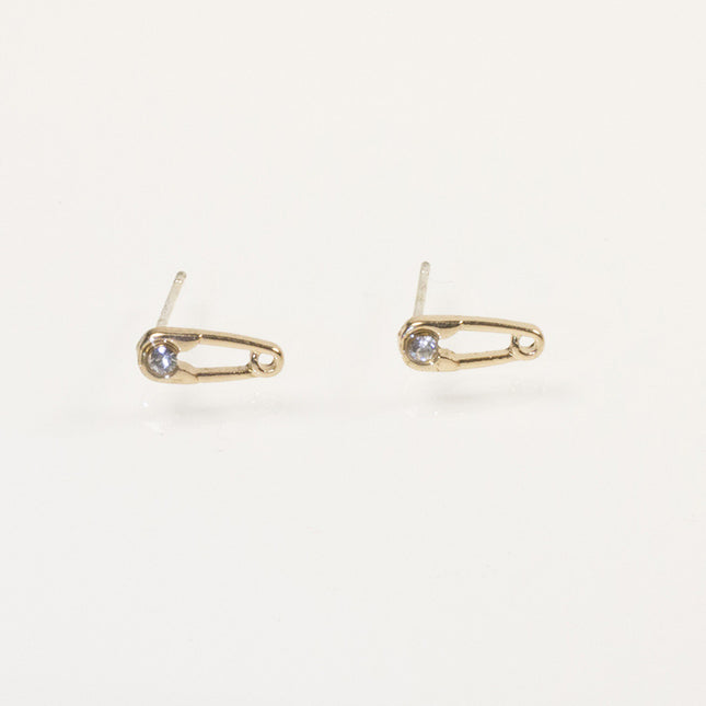 Small Paper Clip Earrings