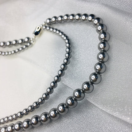 Layered Imitation Pearl Beaded Necklaces - FASHION SHEGOODS LLC