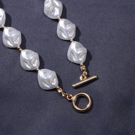 Irregular Baroque Pearl Necklace for Women - FASHION SHEGOODS LLC