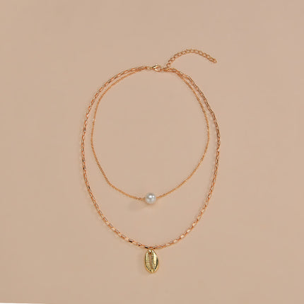 Layered Shell Necklace for Women