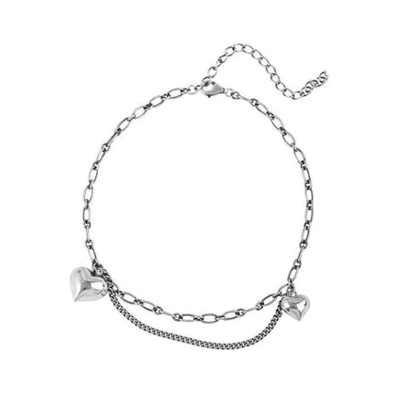 Heart charm Anklet Jewelry