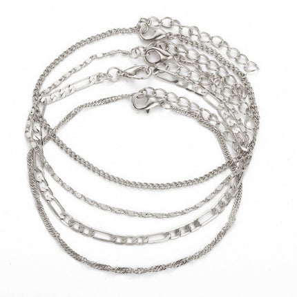 Cuban Snake Charm Foot Chain Anklets Jewelry