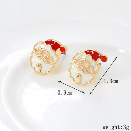 Christmas Earrings Santa Claus