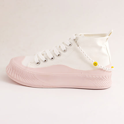Removable Pearl Shoe Chain