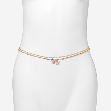 Summer Beach Custom love Double Sexy Punk Retro Chain