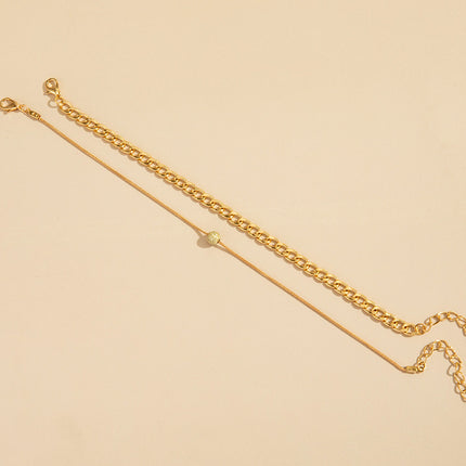 Hip Hop Bead Cuban Chain  Anklet Jewelry
