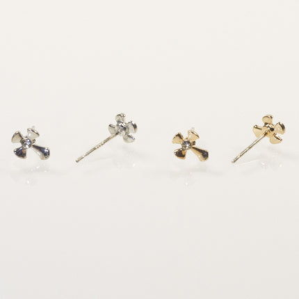 Rhinestone Cross Stud Earring