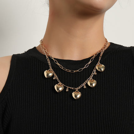 Chain Love Charm Necklace