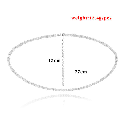 Geometric Link Chain waist Chain