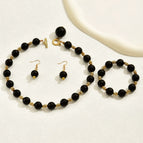 Black  Jewelry Set