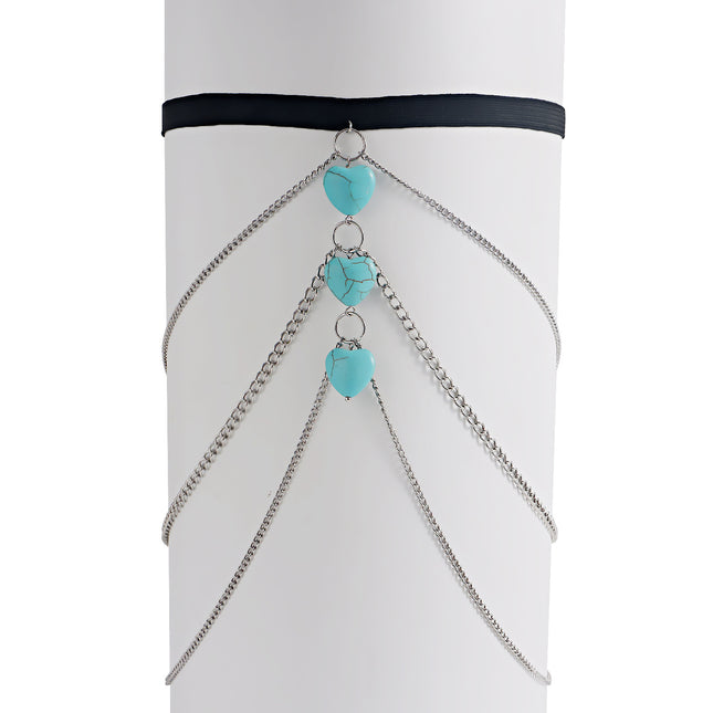 Turquoise Leg Chain Anklets Jewelry