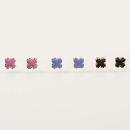 Clover stud earrings set Jewelry
