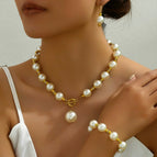 White Jewelry Set