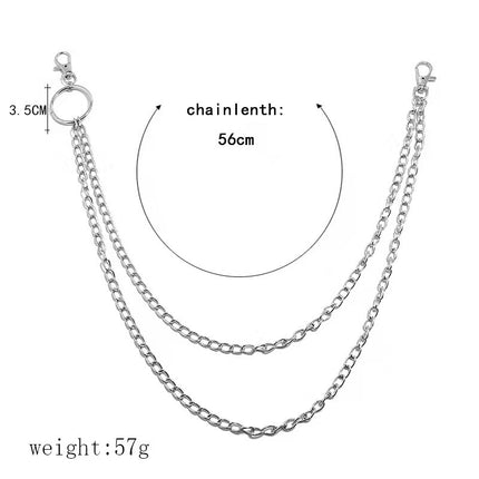 Geometric Multi-layer Waist Chain Layer Pants Chain