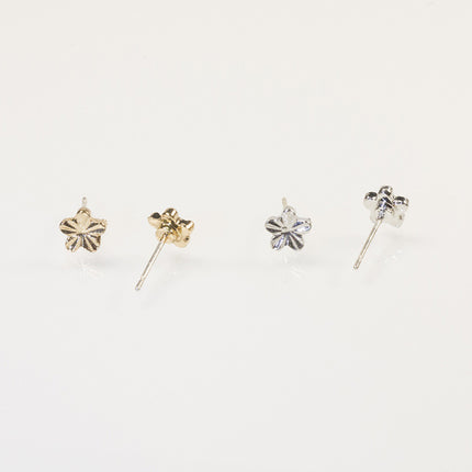 Bee flower stud earrings set