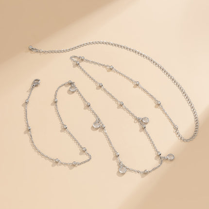 Single Layer Waist Chain Crystal Stone Body Chain