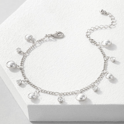 Boho Pearl Tassel Bracelet Anklet Jewelry