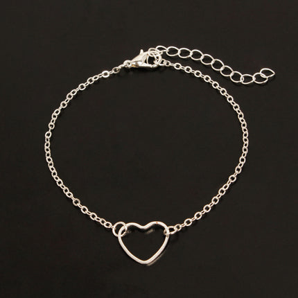 Fashionable Hollow Heart Bracelet