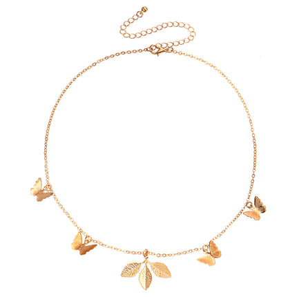 butterfly Pendant Necklace for Women
